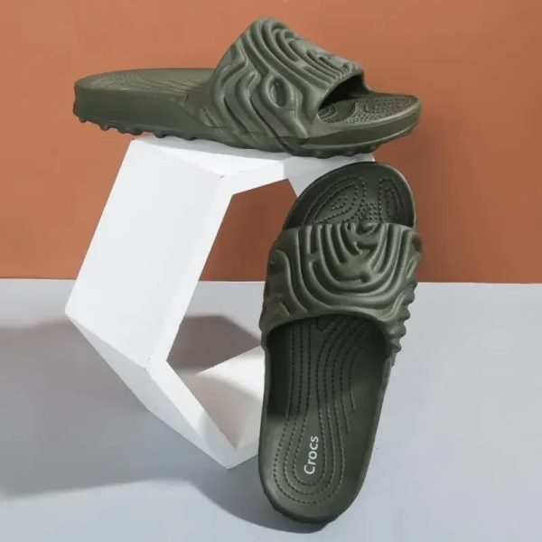 Chancletas Crocs Verde