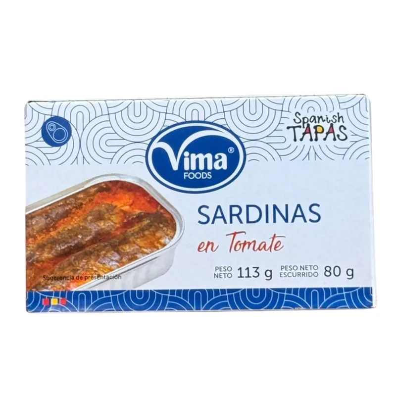 Sardinas en salsa de tomate "Vima" 113gr