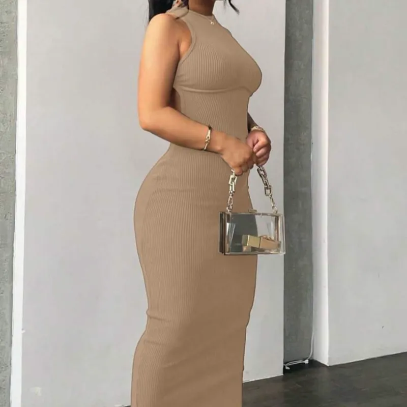 Vestido beige