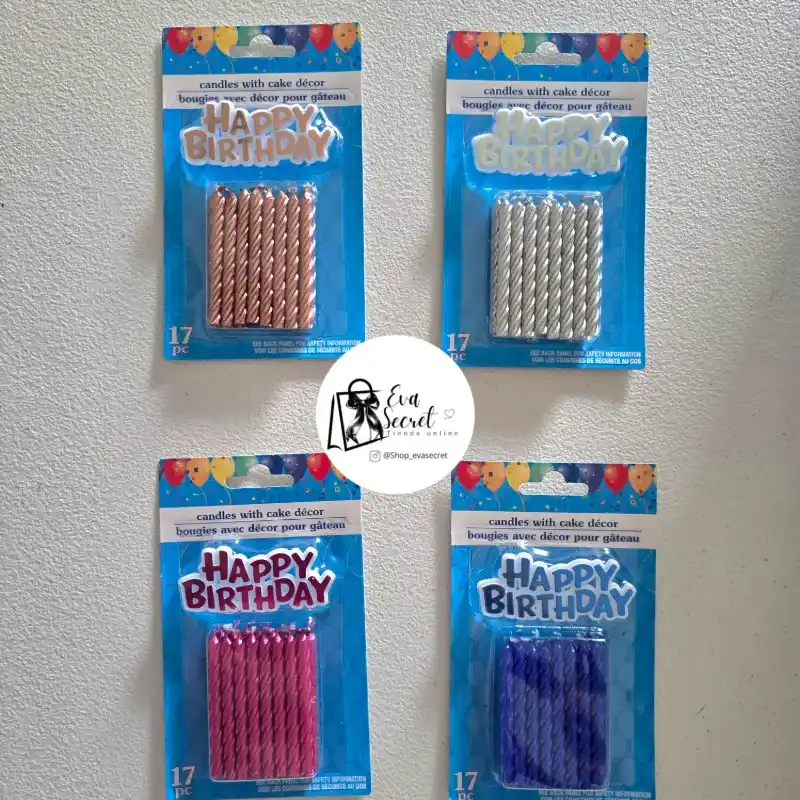 Set 17 piezas de velas