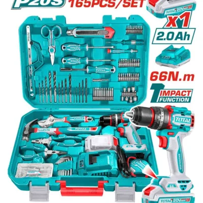 Juego de herramientas de 165 piezas