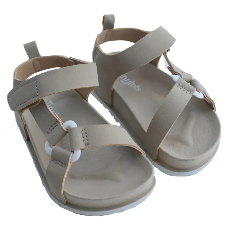 Sandalias Beige con Aros para Bebé