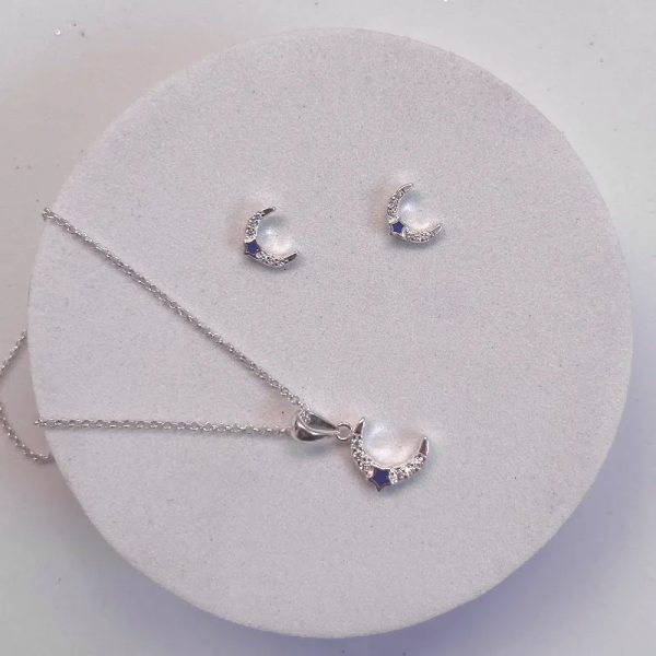 Conjunto de plata luna