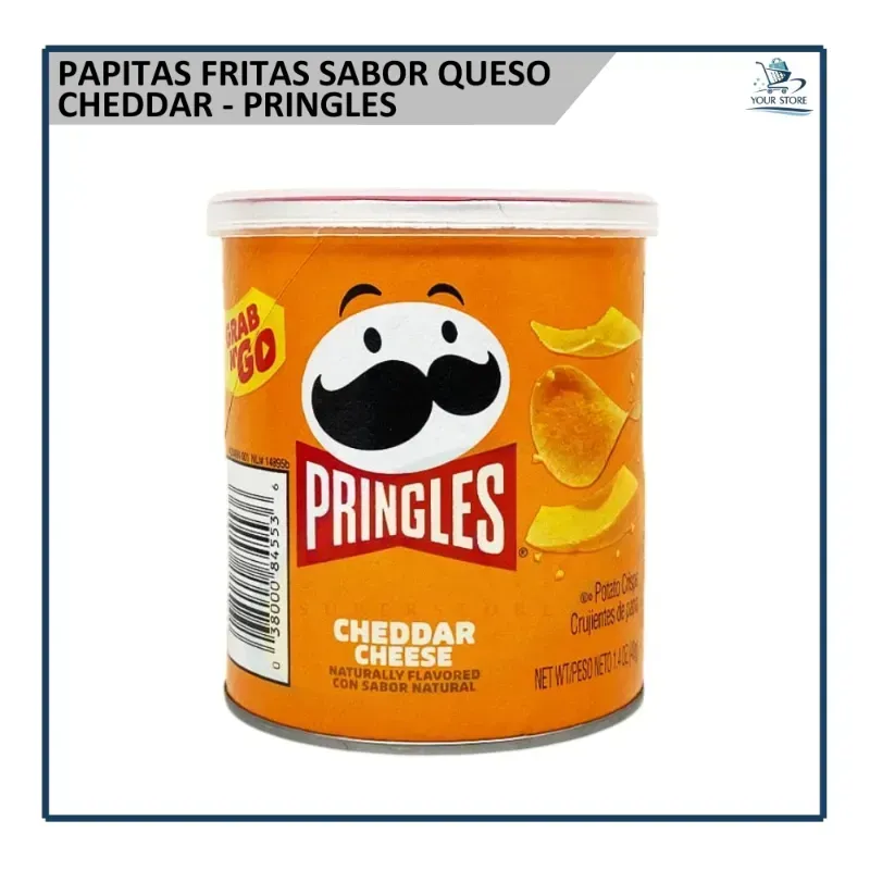 Papitas Fritas Queso Cheddar - Pringles (40g)