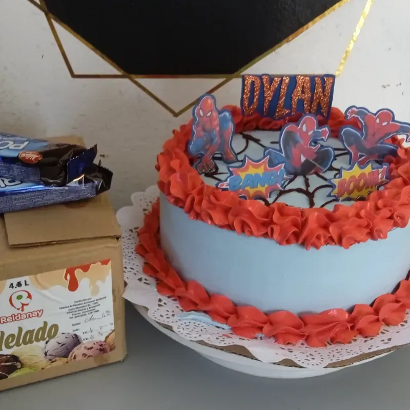 Cake con helados