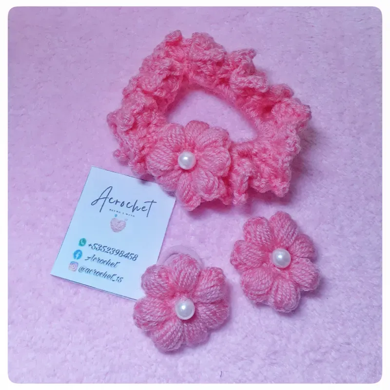 Scrunchies con felpas