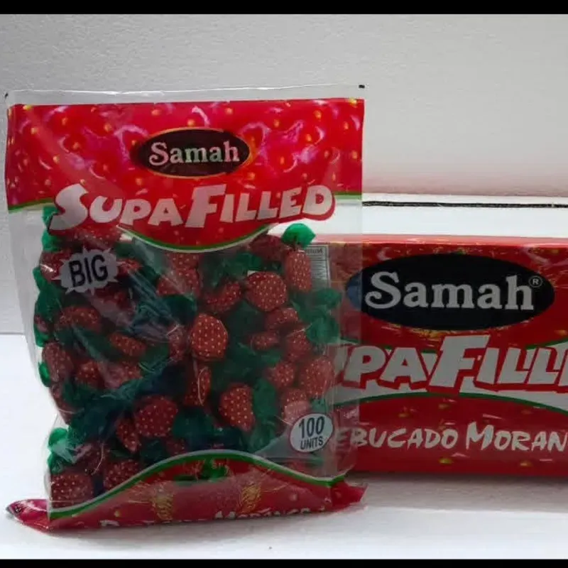 Caramelos duros sabor fresa