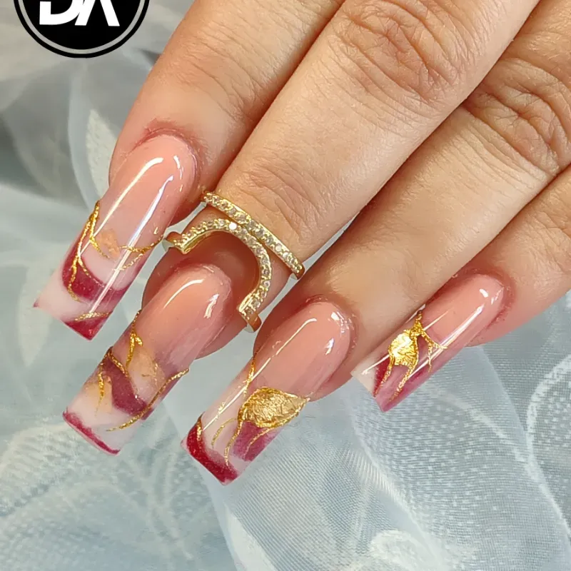 Acrílico nivel medio Uñas esculpidas