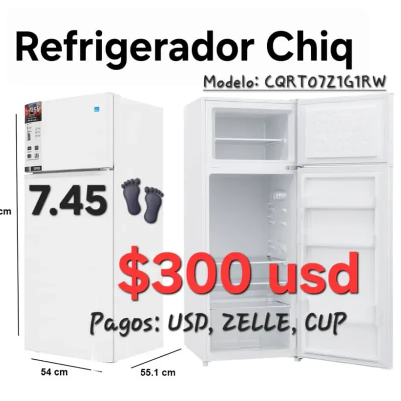 Refrigerador CHIQ 7.45 pies