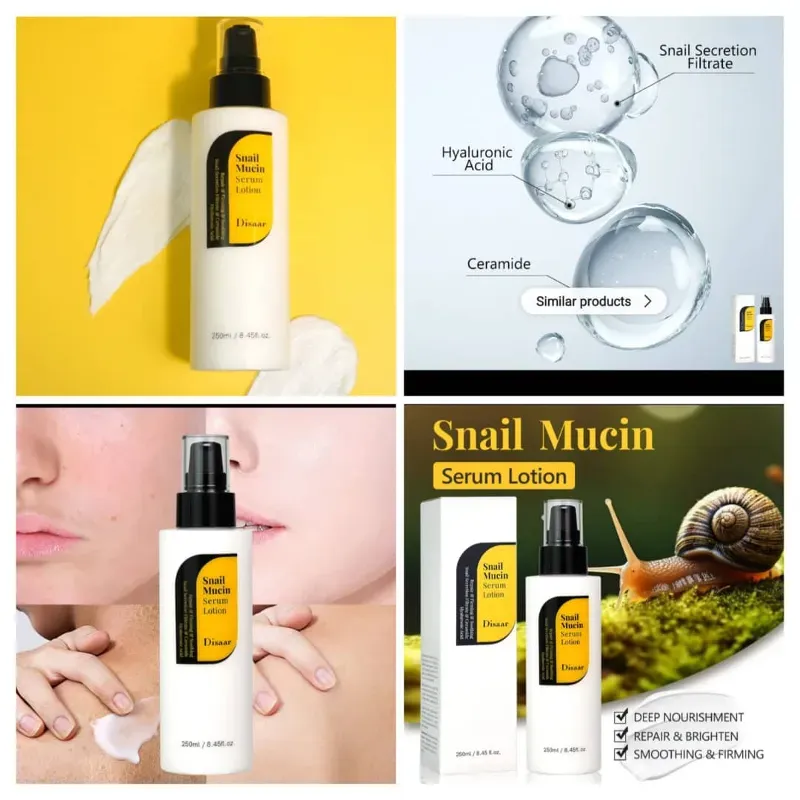 Locion de Mucina de Caracol 