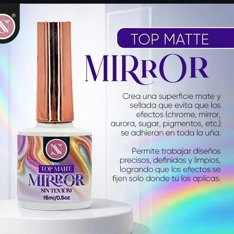 Top Mate Mirror Studio Nails