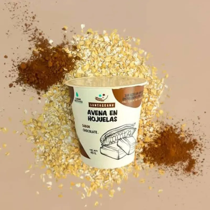avena en hojuelas sabor chocolate 45g