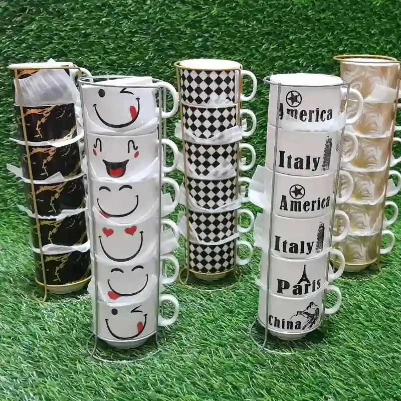 Juego de tazas para café