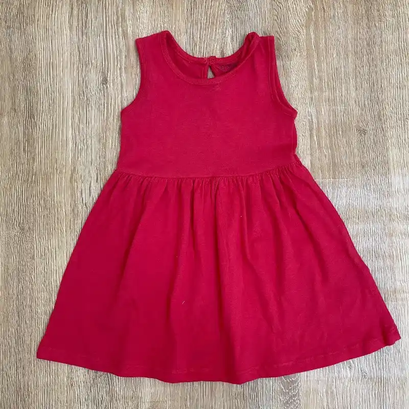 Vestido de color rojo