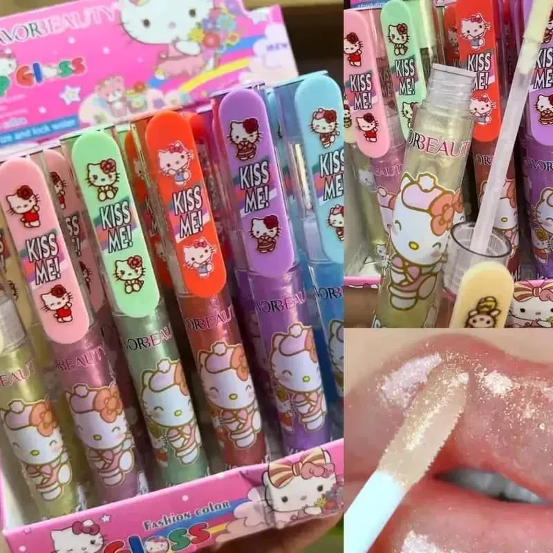 Lip gloss satinado de Hello Kitty
