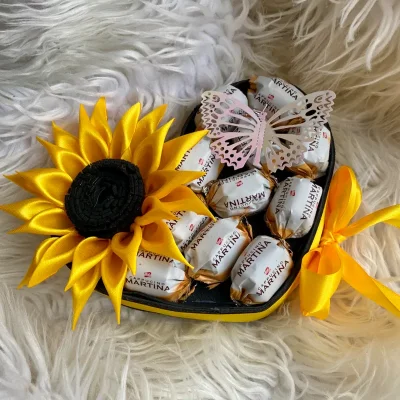 Girasol de chocolate