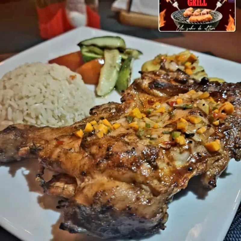 Pollo a la braza