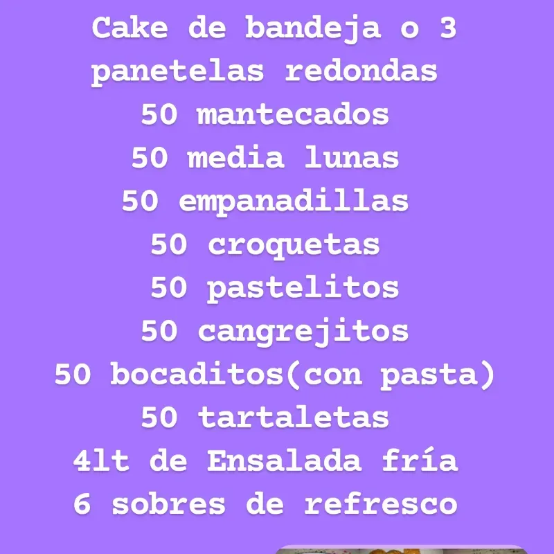 Combo#3 Para 50 Personas