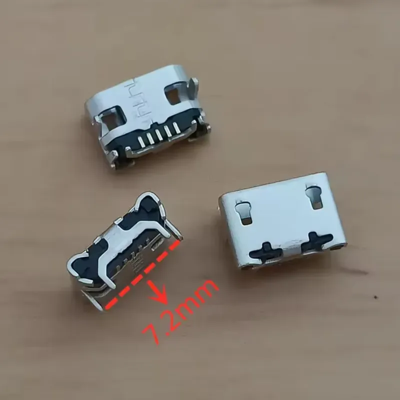 Conector Micro USB Hembra de 5 Pines