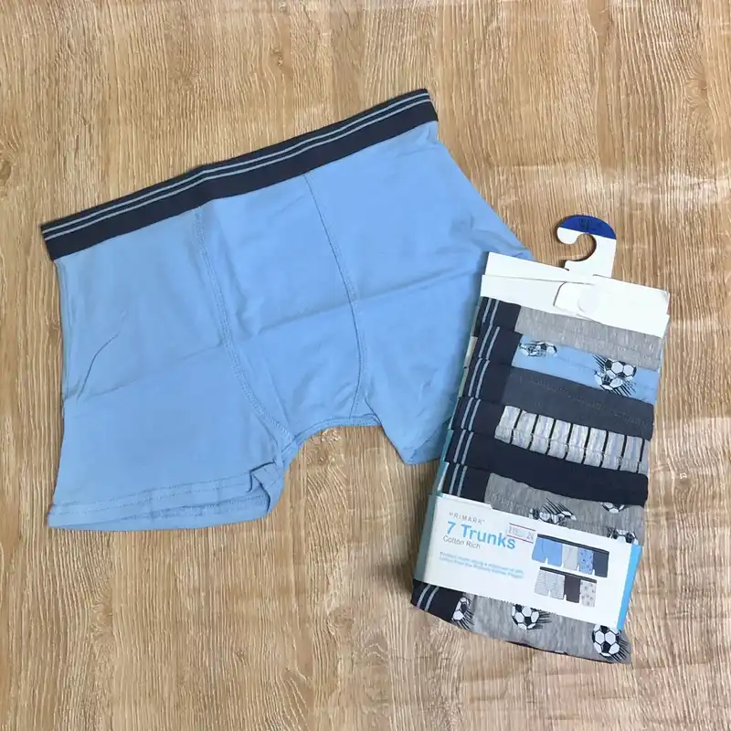 Pack de 7 calzoncillos largos color azul