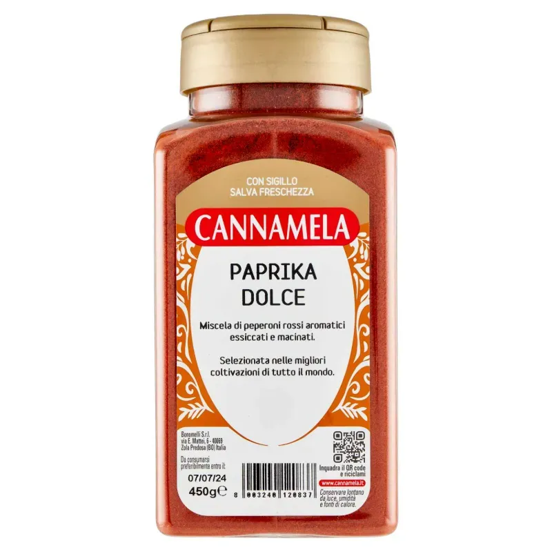 Páprika Dulce 450 gr Cannamela