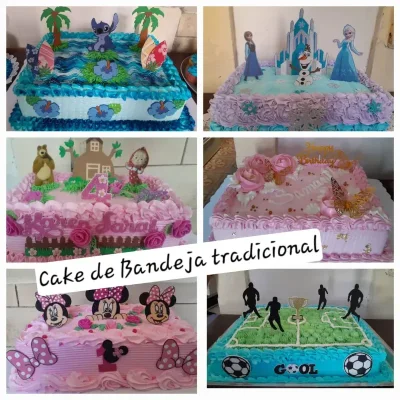 Bandeja tradicional (relleno crema de chocolate o guayaba) a su elección