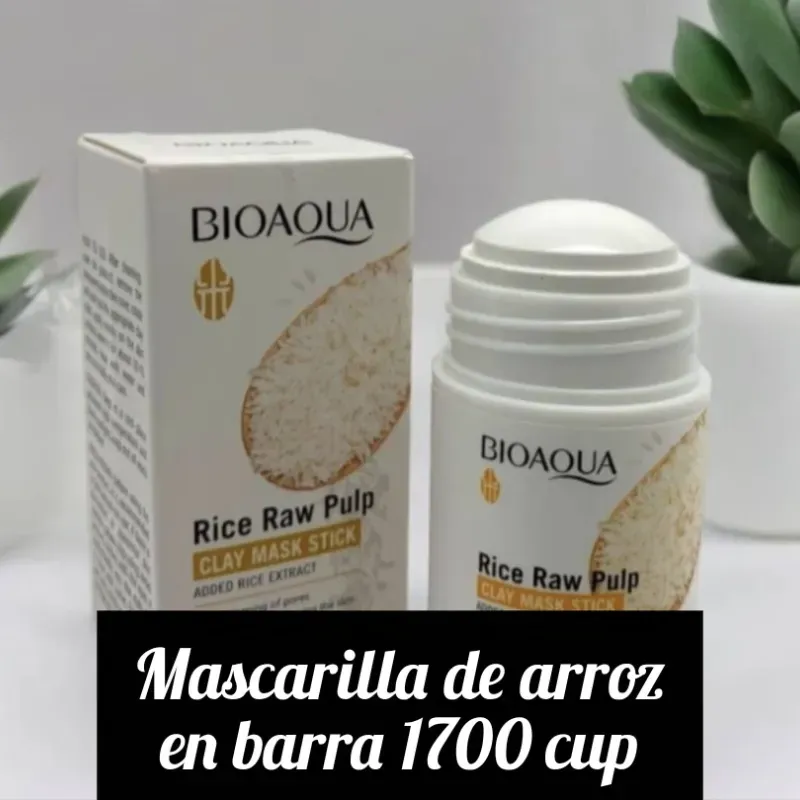Mascarilla de arcilla en barra BIOAQUA con extracto de arroz 