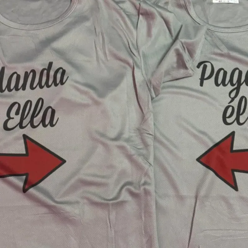 Pulover rosados y gris