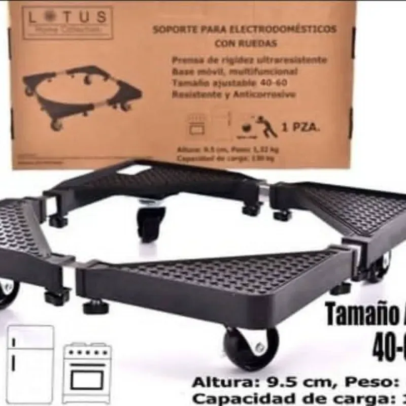 Base con ruedas para electrodomésticos ajustable