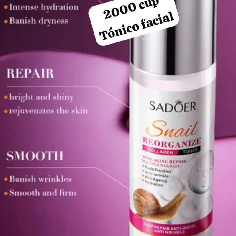 Tónico Facial Sador colágeno