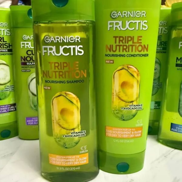 Set de shampoo y acondicionador Garnier Fructis Triple Nutrición n