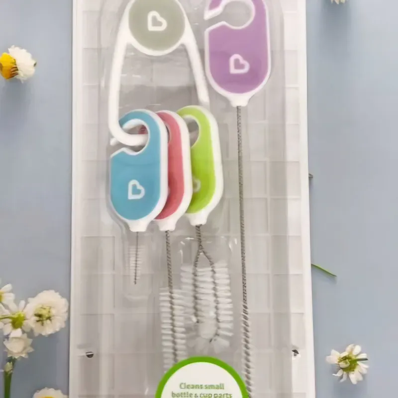 Juego de cepillos de limpieza Munchkin para biberones y vasos