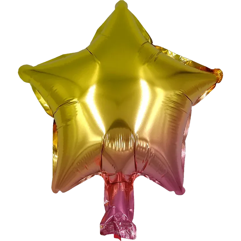 Globo de estrella multicolor de 10"