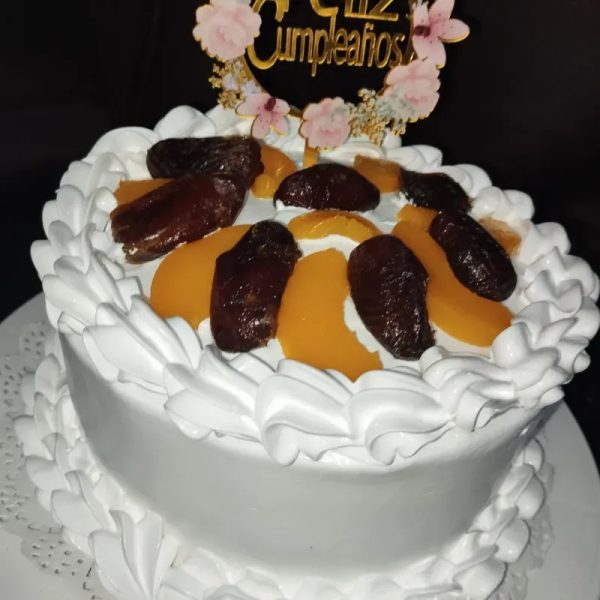 Mini Cake de melocotón & dátiles