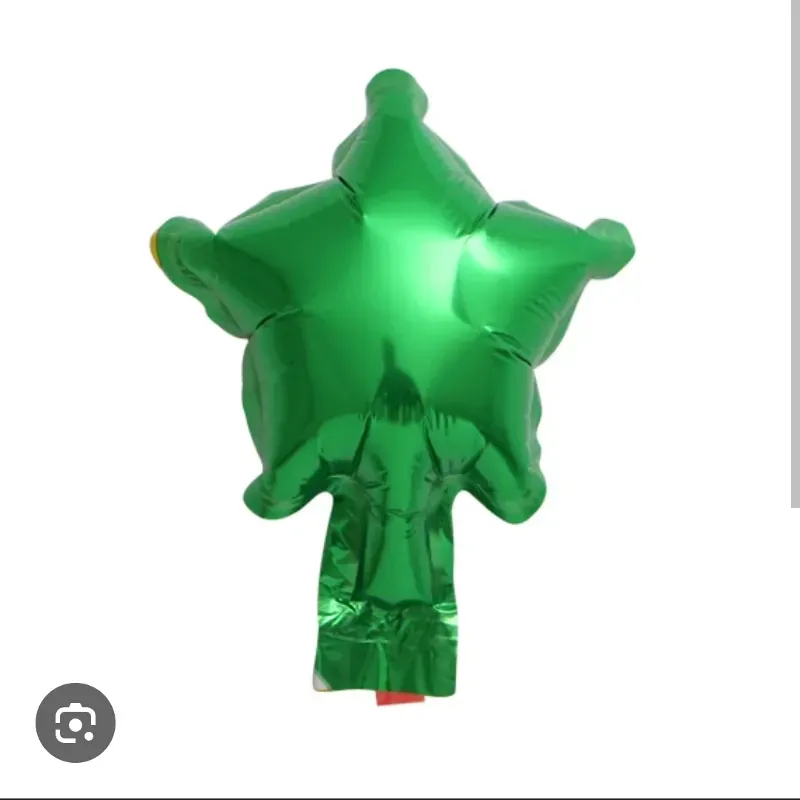 Globo estrella verde 5"