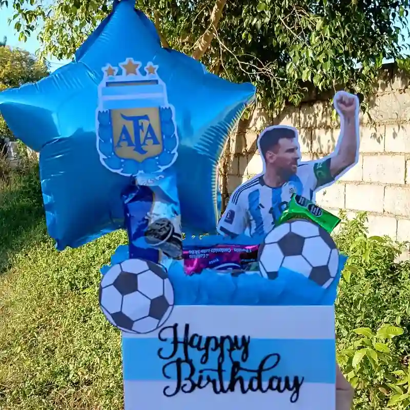 Cajita temática fútbol ⚽️