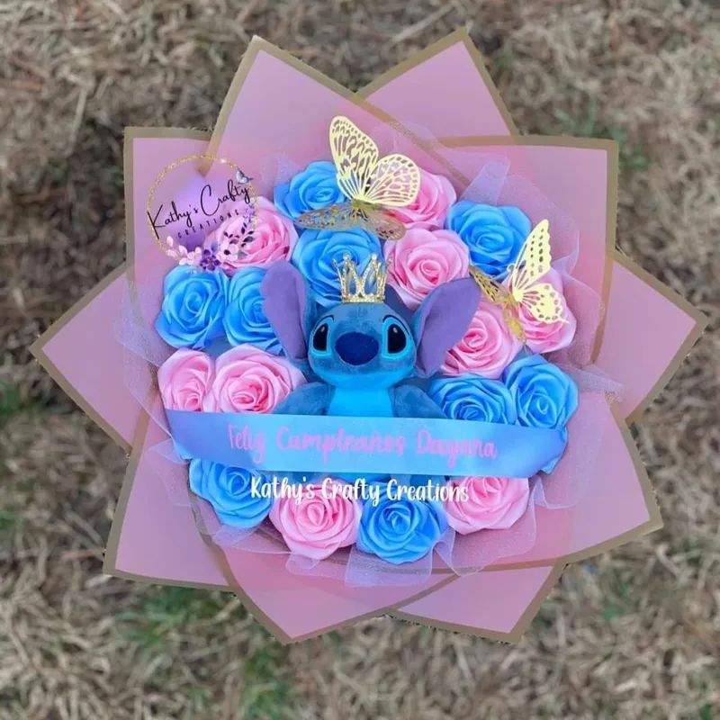 RAMO 20 ROSAS C/ PELUCHE