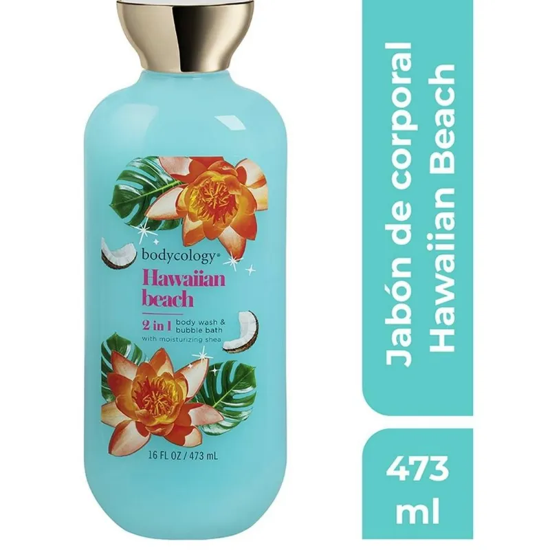 Jabon Corporal Bodycology Hawaiian Beach Bc Hawaiian Beach Jabon Corporal 473Ml