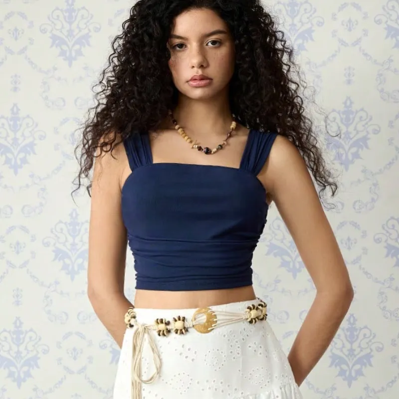 Top corto delicado