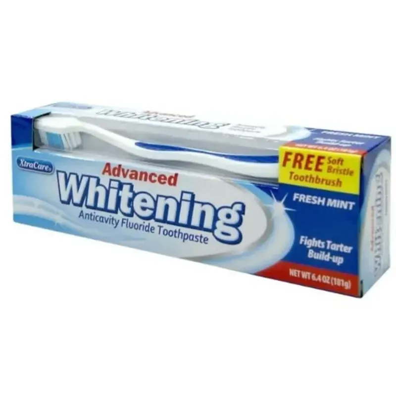 Pasta dental con cepillo incluído