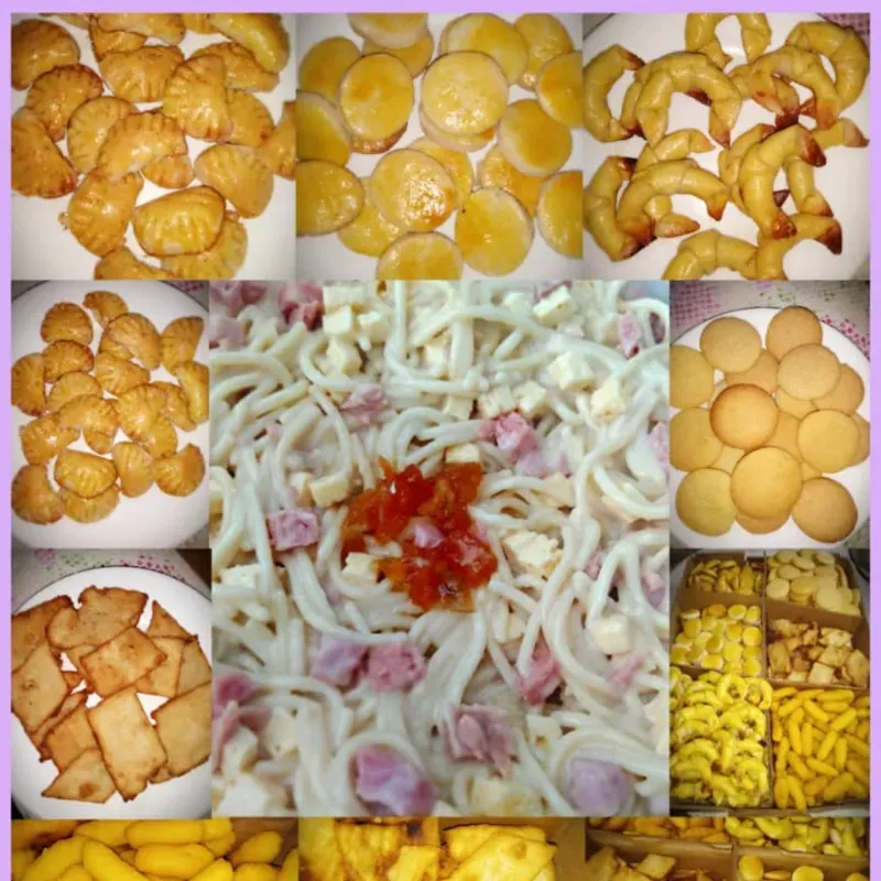 Bufet de dulces y ensalada fria