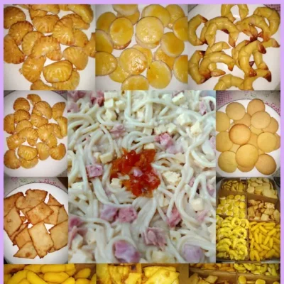 Bufet de dulces y ensalada fria