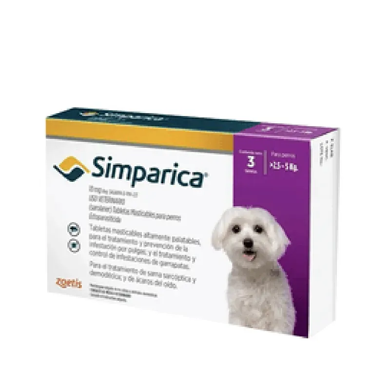 SIMPARICA 10 MG (2.5-5 KG) SAROLANER