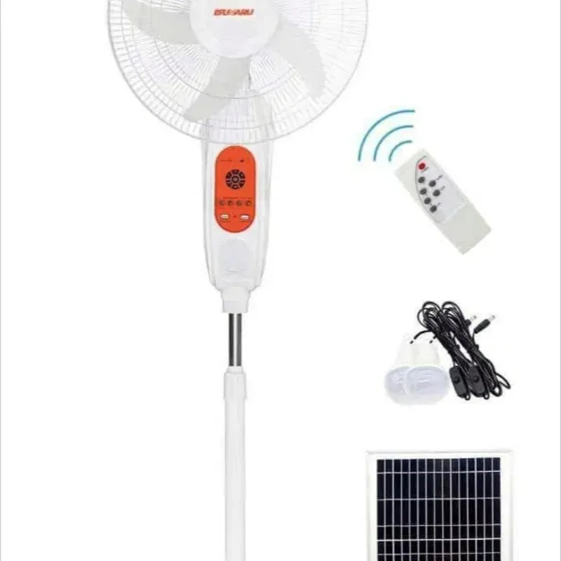 Ventilador de pie recargable