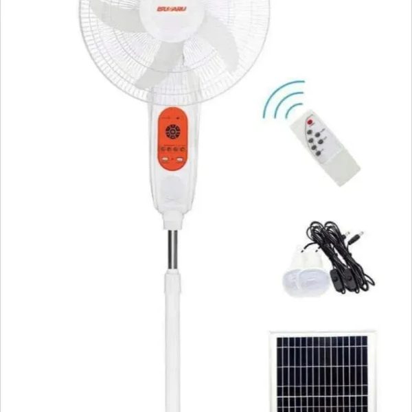 Ventilador de pie recargable