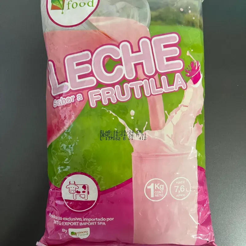 Leche sabor a fresa