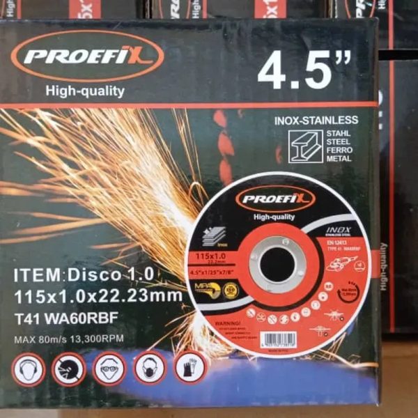 Discos de Corte para metal  4.5" 115mm//Si compra mas de 9UND precio diferenciado