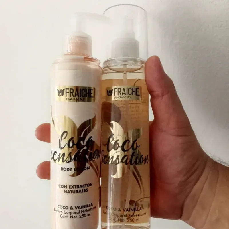 ✨Fraiche Fragancias Coco Sensation Loción Corporal Refrescante (Coco & Vainilla)