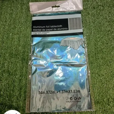 Mantel azul metalizado