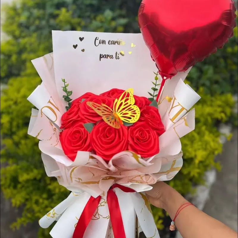 ❤️ Ramo 6 Rosas + Globo Corazón